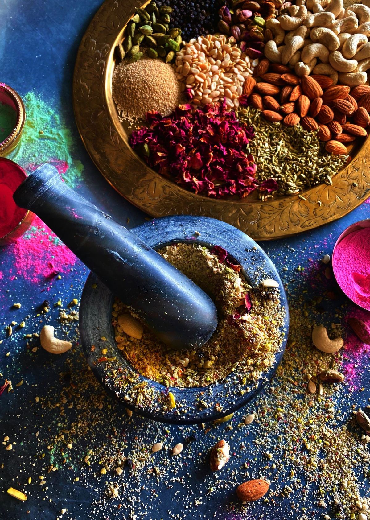 Exotic spices selection